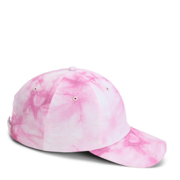 pink tie-dye skull cap