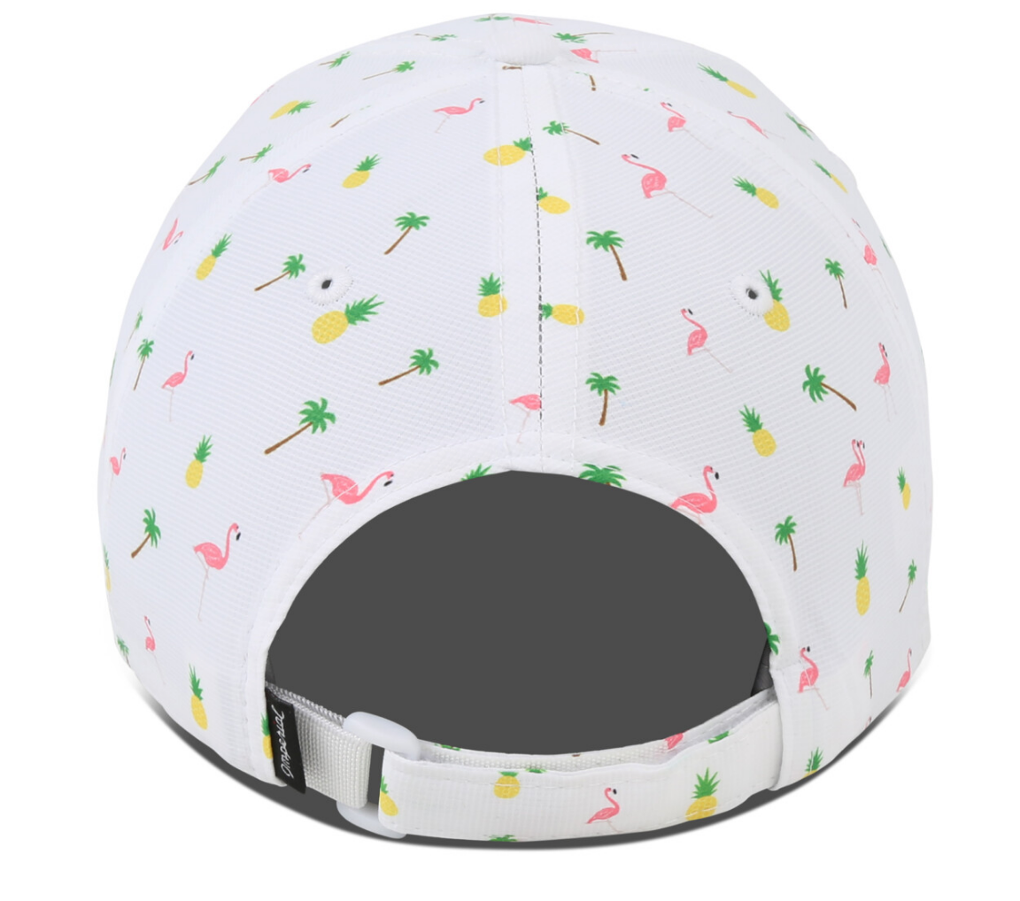 "golf on the brain" tropical golf hat