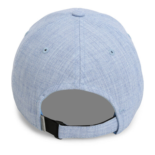 heather blue skull cap