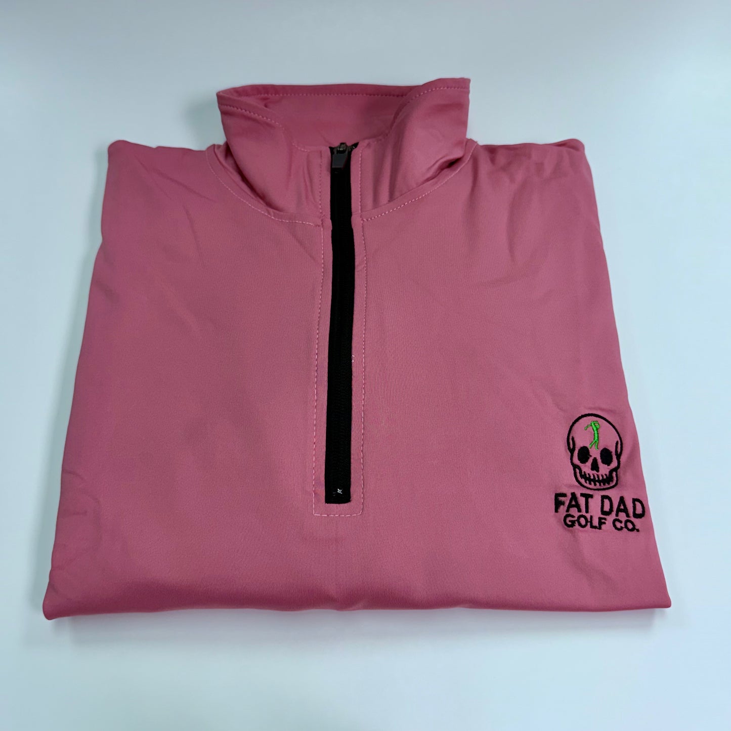 signature pink performance 1/4 zip