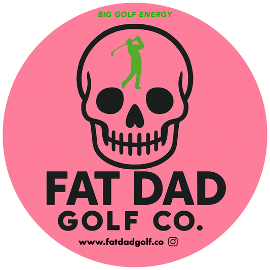 "big golf energy" sticker