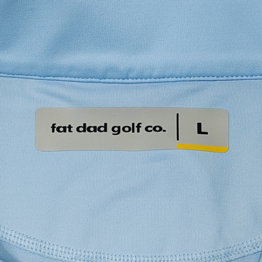 "the napkin" carolina blue clubhouse 1/4 zip