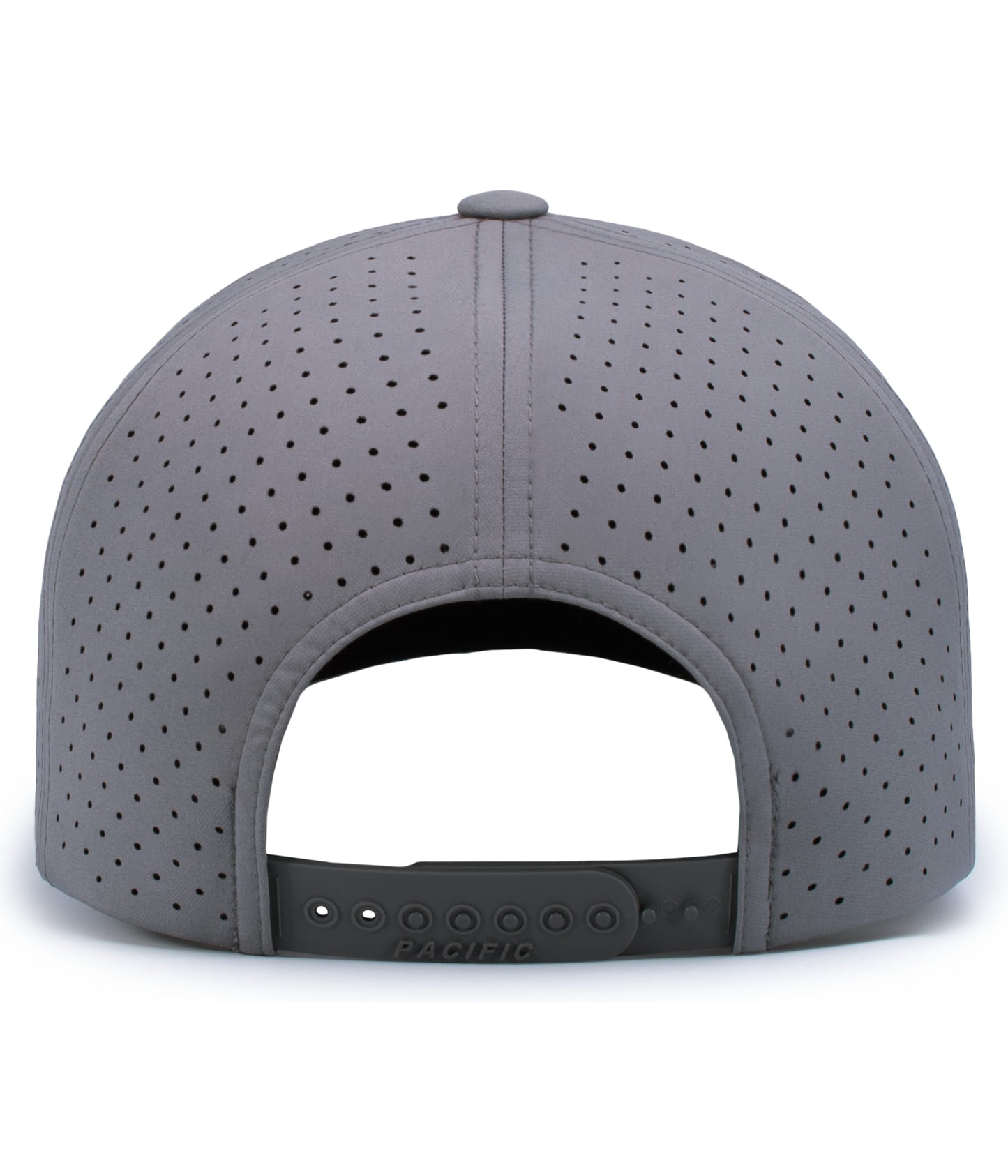 skull PVC patch pacific weekender graphite hat