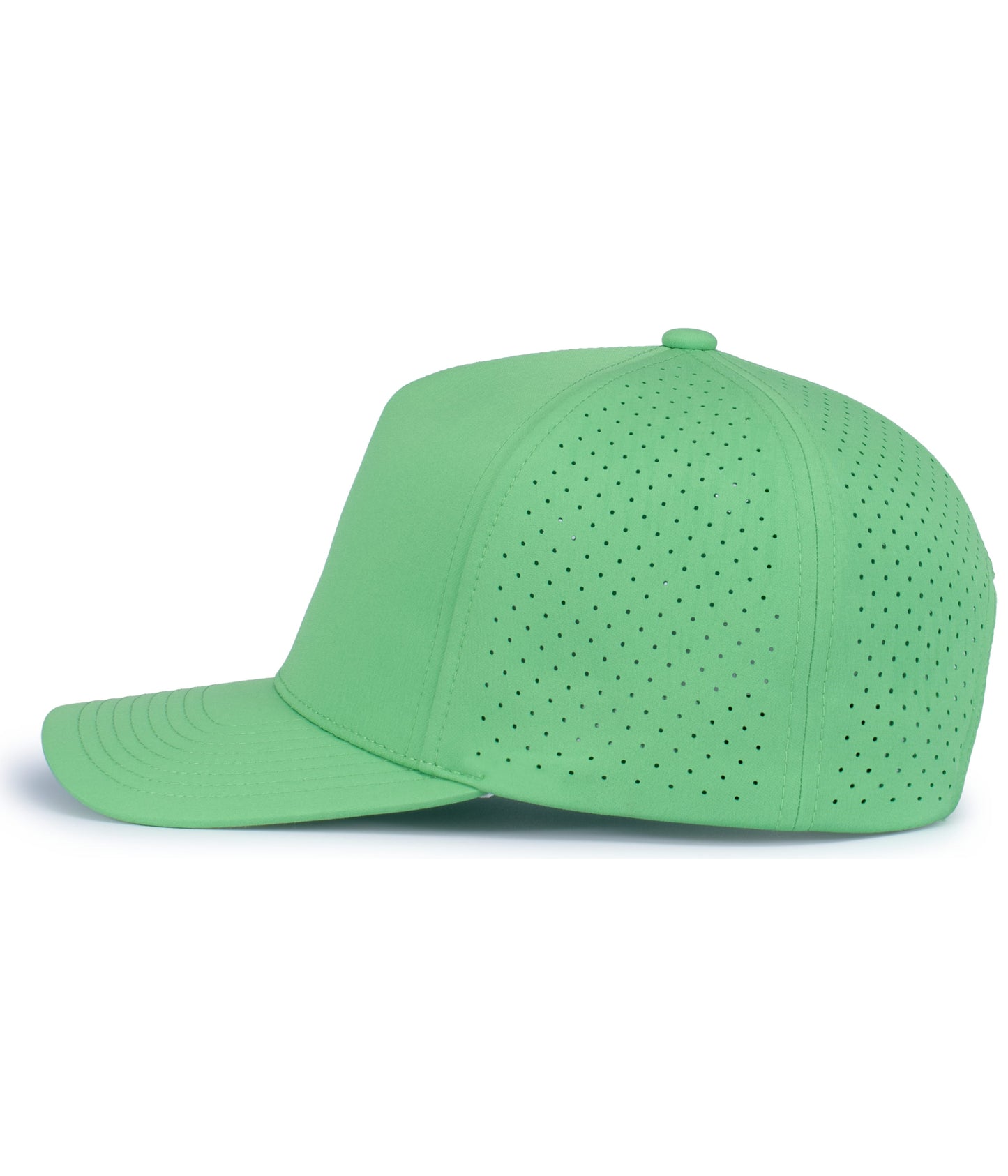 skull PVC patch pacific weekender retro green hat