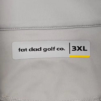 "golf on the brain" gray clubhouse 1/4 zip