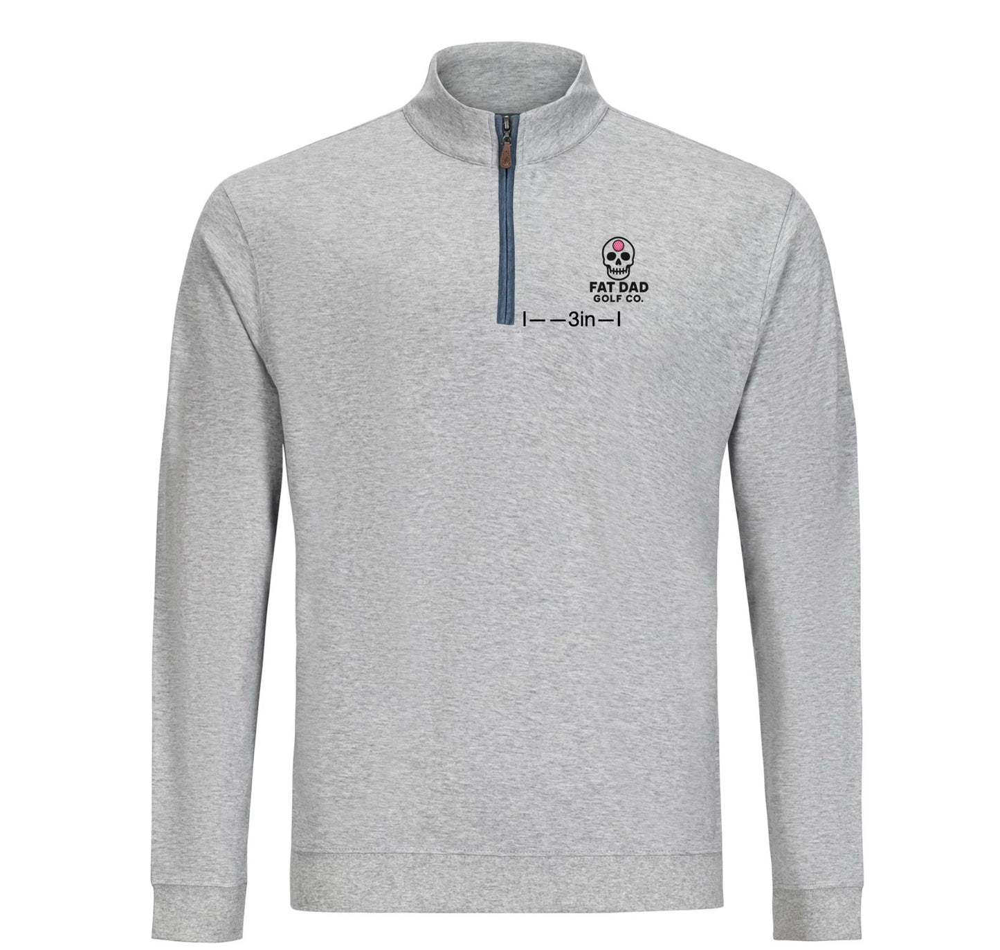 heather grey clubhouse 1/4 zip