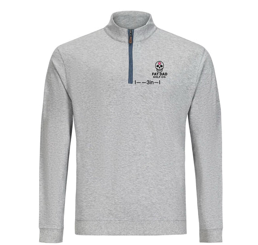 heather grey clubhouse 1/4 zip