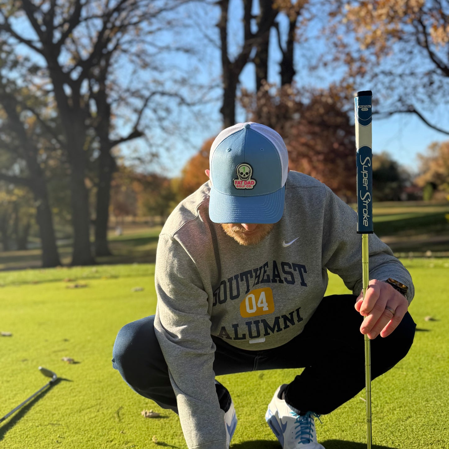 skull patch richardson 112 blue/white