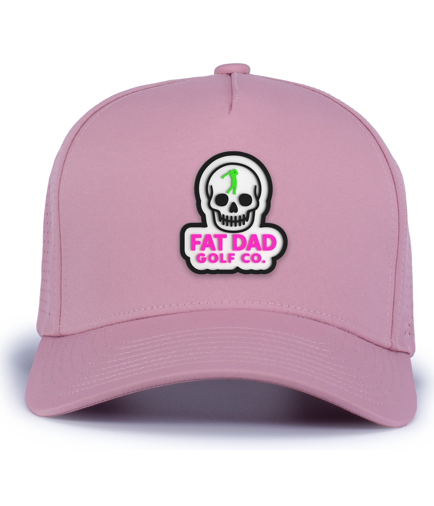 skull PVC patch pacific weekender mauve hat