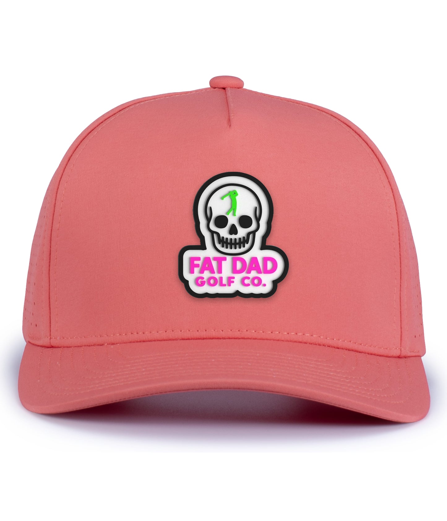 skull PVC patch pacific weekender watermelon hat