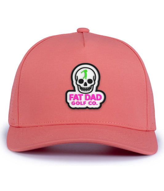 skull PVC patch pacific weekender watermelon hat