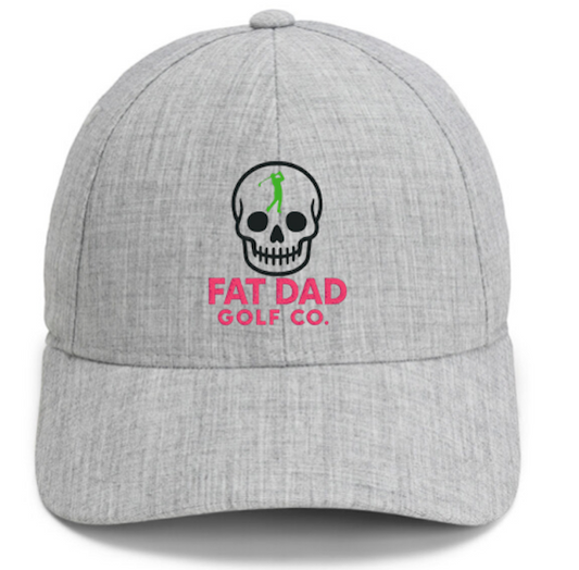 heather gray skull cap