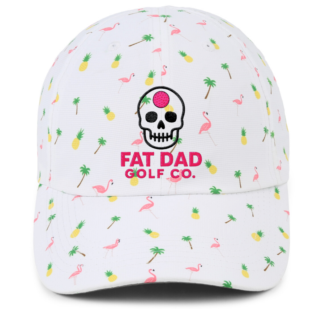 "golf on the brain" tropical cap