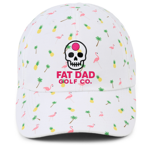 "golf on the brain" tropical cap