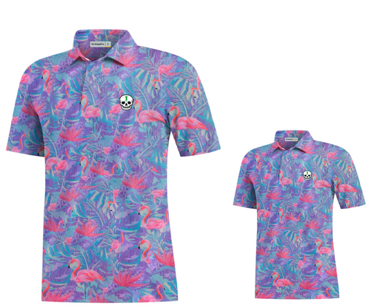 island time performance golf matching polo